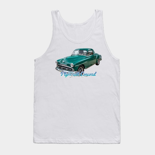 1951 Plymouth Concord Business Coupe Tank Top by Gestalt Imagery